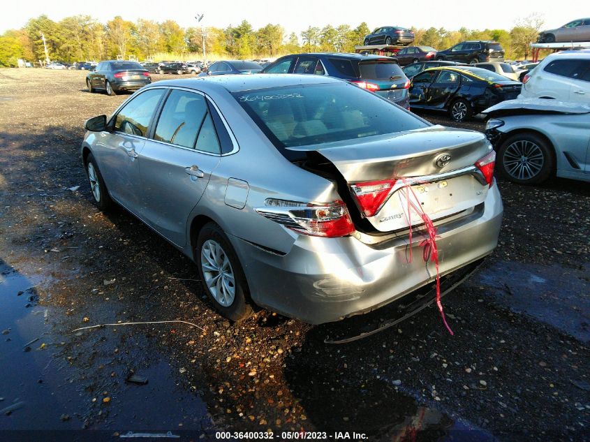 2016 TOYOTA CAMRY XLE/SE/LE/XSE - 4T1BF1FK0GU163011