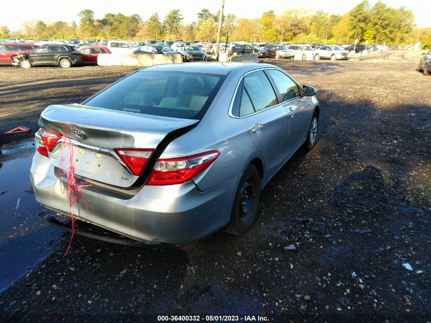 2016 TOYOTA CAMRY XLE/SE/LE/XSE - 4T1BF1FK0GU163011