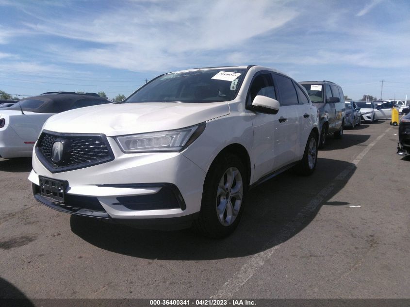 2017 ACURA MDX W/TECHNOLOGY PKG - 5FRYD3H5XHB001192