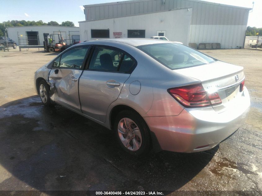 2015 HONDA CIVIC SEDAN LX - 19XFB2F55FE006167