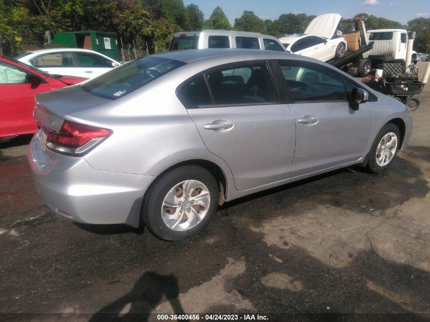 2015 HONDA CIVIC SEDAN LX - 19XFB2F55FE006167