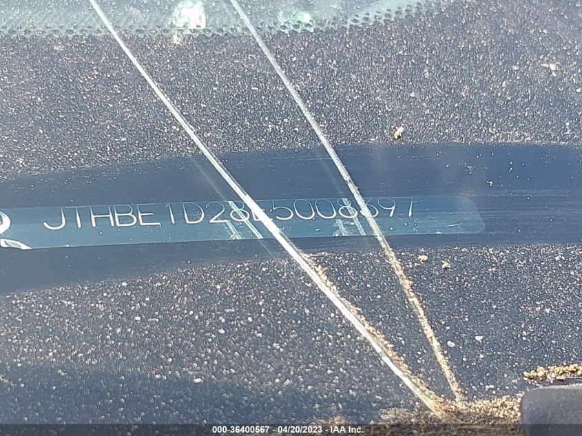 2014 LEXUS IS 350 - JTHBE1D28E5008397