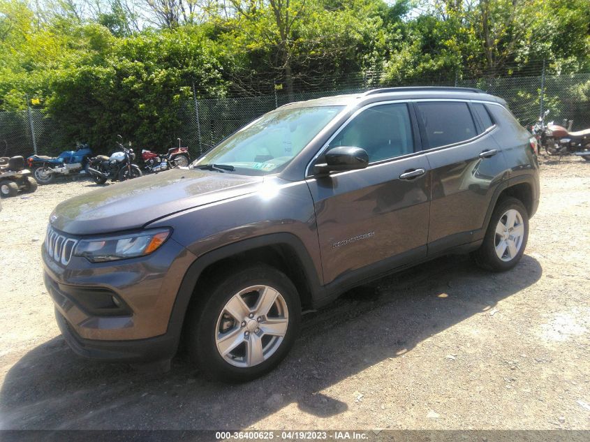 2022 JEEP COMPASS LATITUDE - 3C4NJDBB5NT106348