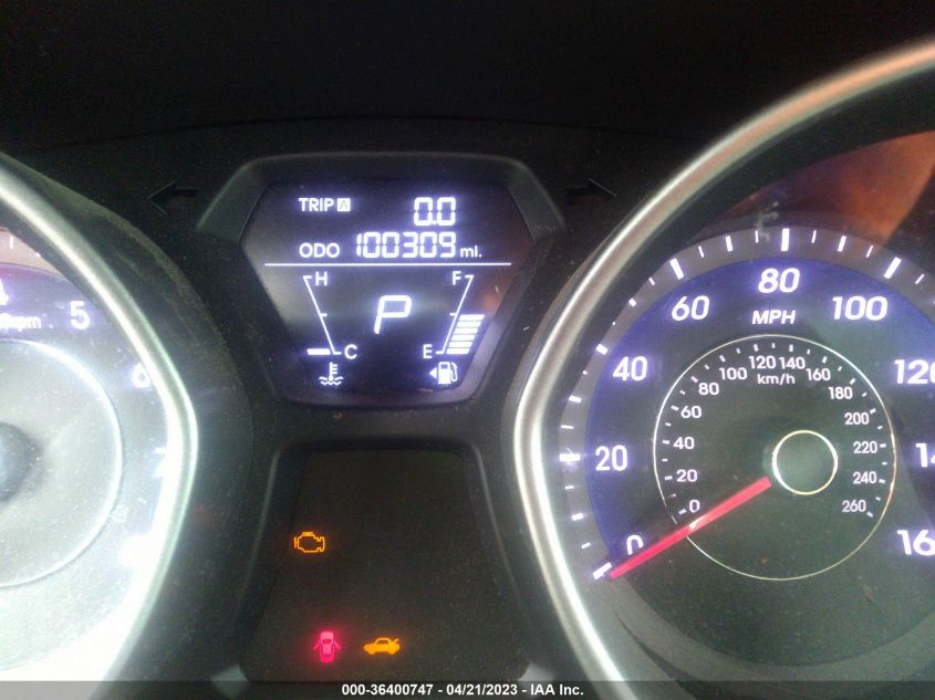2013 HYUNDAI ELANTRA GLS - 5NPDH4AE2DH373836