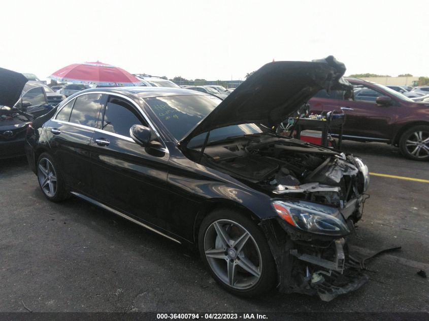 2015 MERCEDES-BENZ C-CLASS C 300 - 55SWF4KBXFU031795