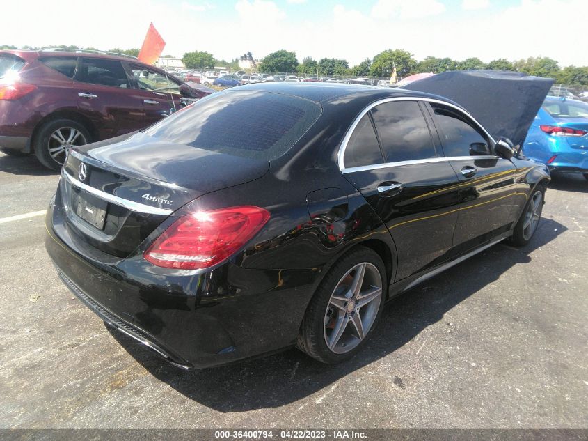 2015 MERCEDES-BENZ C-CLASS C 300 - 55SWF4KBXFU031795