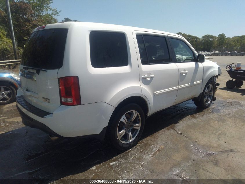 2015 HONDA PILOT SE - 5FNYF4H36FB020495