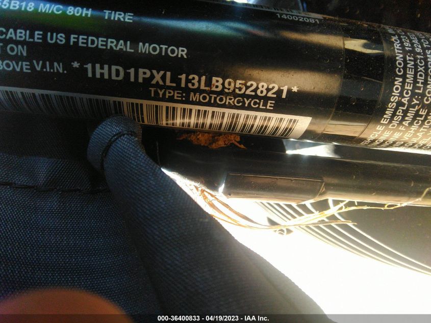 2020 HARLEY-DAVIDSON FLHXSE - 1HD1PXL13LB952821