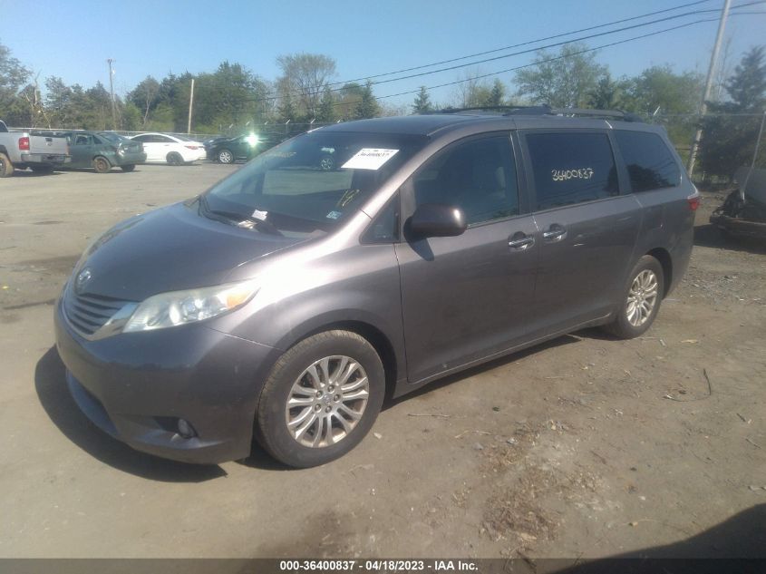 2015 TOYOTA SIENNA XLE/XLE AAS/LTD - 5TDYK3DC1FS554222