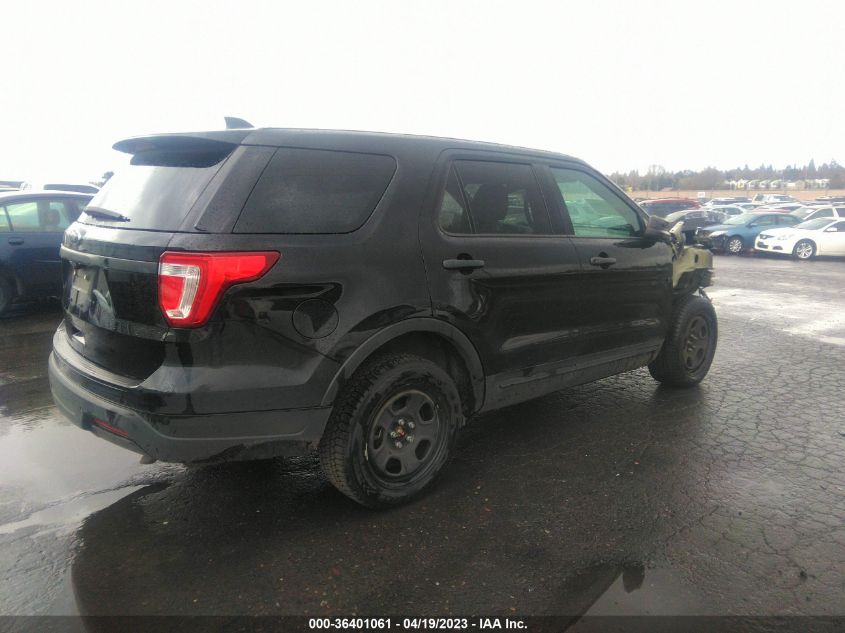 2019 FORD POLICE INTERCEPTOR - 1FM5K8AR5KGA31763