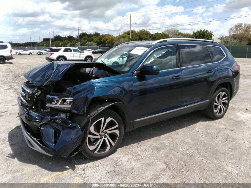 2021 VOLKSWAGEN ATLAS 3.6L V6 SEL PREMIUM - 1V2TR2CA2MC585881
