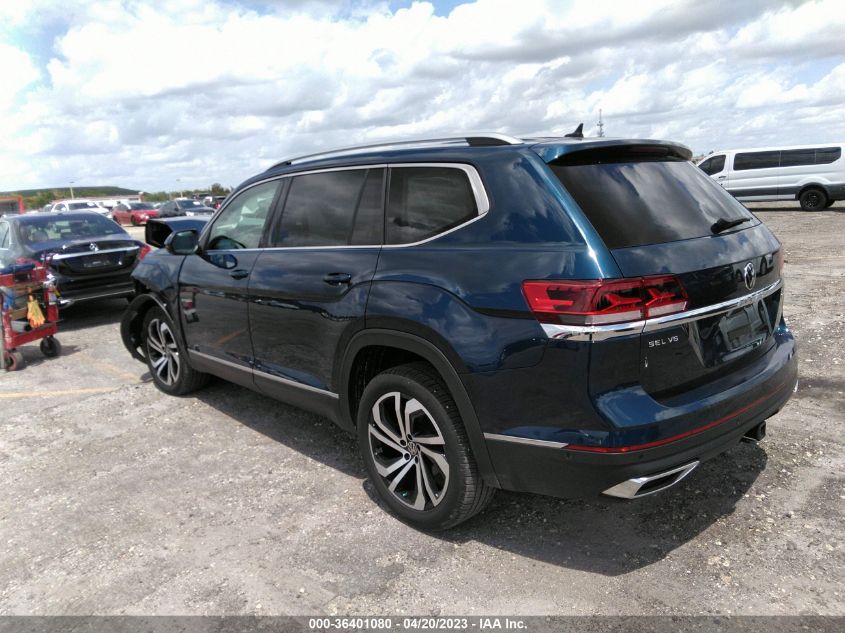 2021 VOLKSWAGEN ATLAS 3.6L V6 SEL PREMIUM - 1V2TR2CA2MC585881