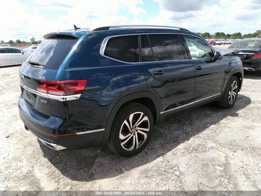 2021 VOLKSWAGEN ATLAS 3.6L V6 SEL PREMIUM - 1V2TR2CA2MC585881