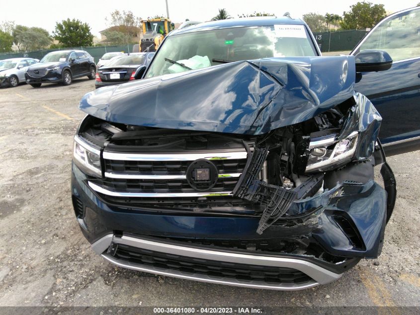 2021 VOLKSWAGEN ATLAS 3.6L V6 SEL PREMIUM - 1V2TR2CA2MC585881
