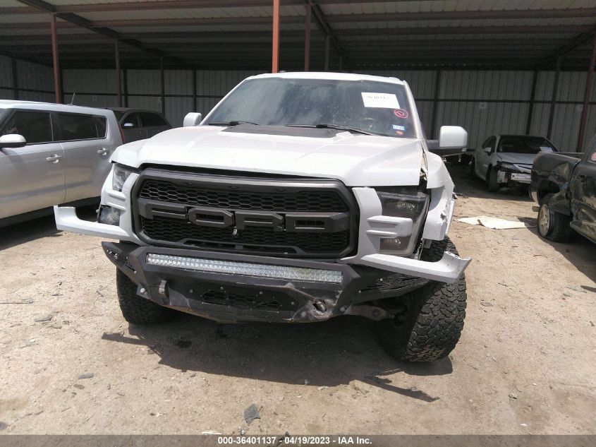 2017 FORD F-150 RAPTOR - 1FTFW1RG9HFA84598