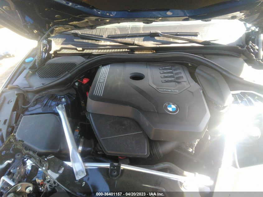2022 BMW 5 SERIES 530I - WBA53BH09NWX57977