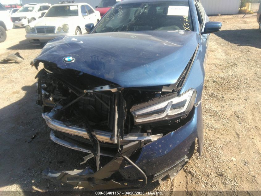 2022 BMW 5 SERIES 530I - WBA53BH09NWX57977