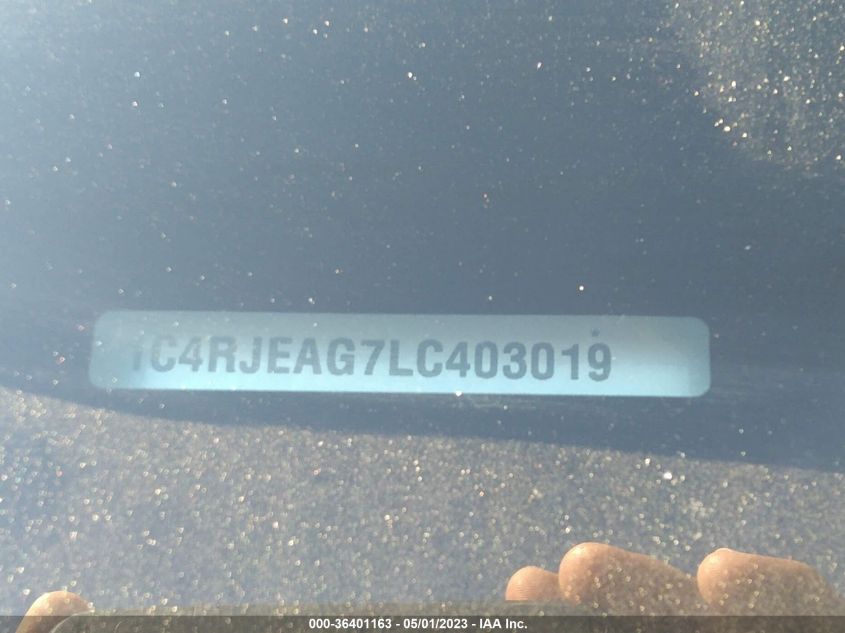 2020 JEEP GRAND CHEROKEE ALTITUDE - 1C4RJEAG7LC403019