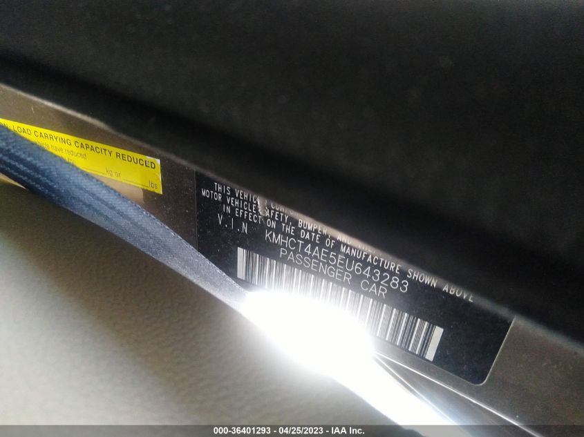 2014 HYUNDAI ACCENT GLS - KMHCT4AE5EU643283