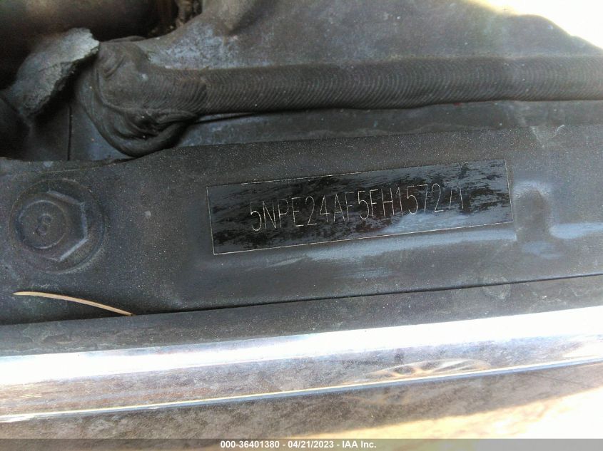 2015 HYUNDAI SONATA 2.4L SE - 5NPE24AF5FH157271
