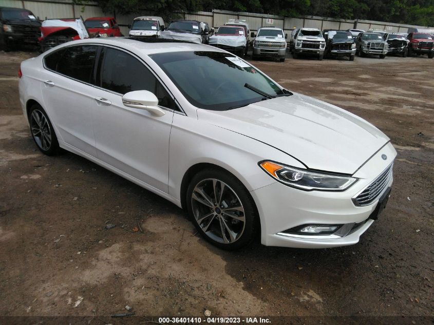 2017 FORD FUSION TITANIUM/PLATINUM - 3FA6P0K90HR228423