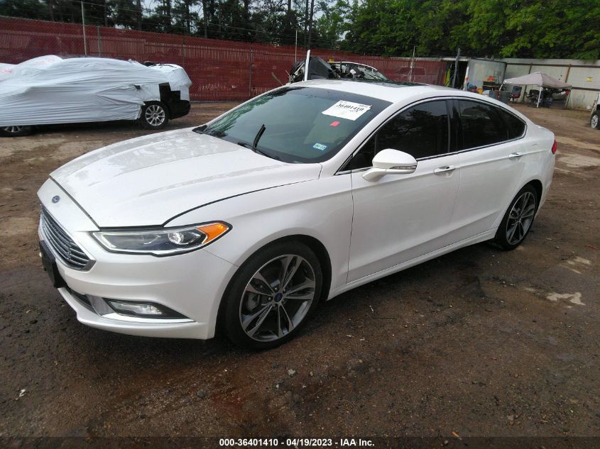 2017 FORD FUSION TITANIUM/PLATINUM - 3FA6P0K90HR228423