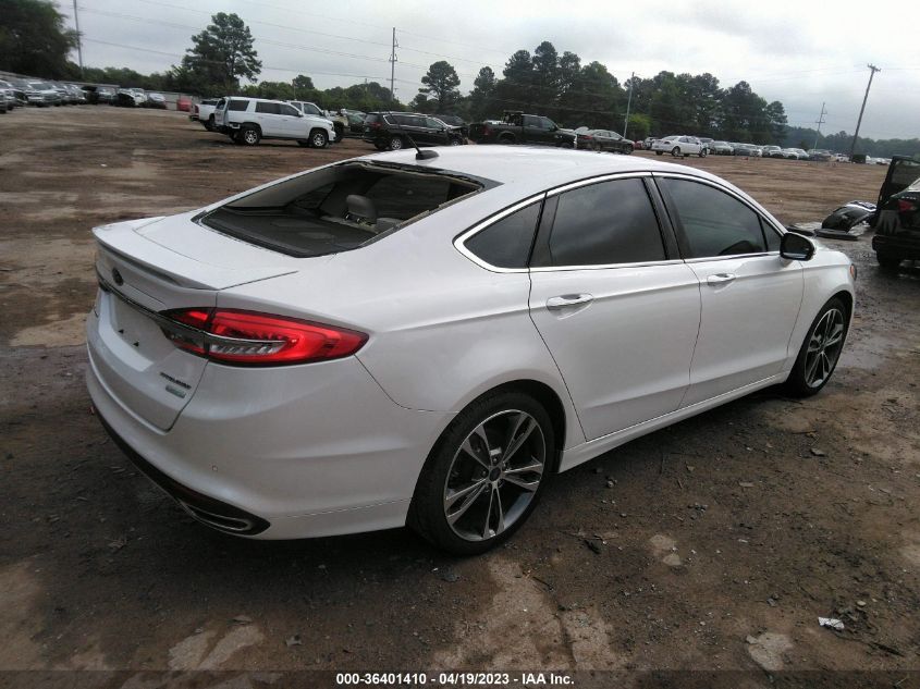 2017 FORD FUSION TITANIUM/PLATINUM - 3FA6P0K90HR228423