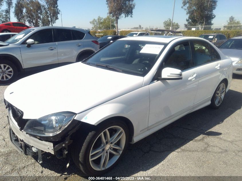 WDDGF4HB6EA942944 2014 MERCEDES-BENZ C-CLASS - Image 2