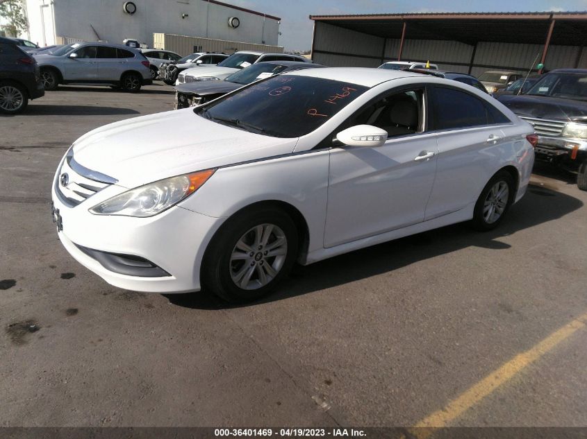 2014 HYUNDAI SONATA GLS - 5NPEB4AC3EH845726