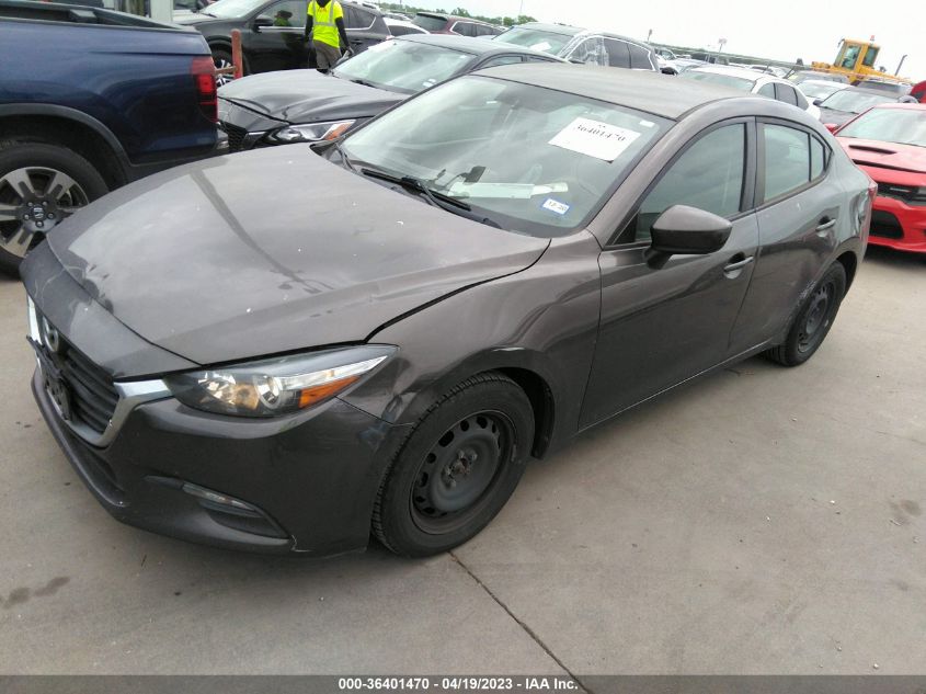 2017 MAZDA MAZDA3 4-DOOR SPORT - 3MZBN1U74HM136676