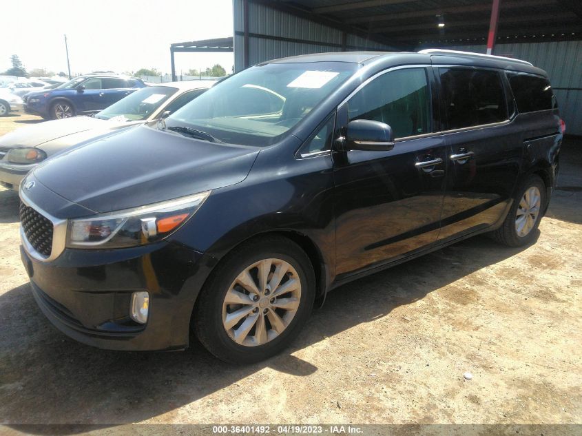 2015 KIA SEDONA EX - KNDMC5C16F6053785
