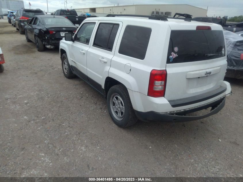 2016 JEEP PATRIOT SPORT - 1C4NJPBA7GD687742