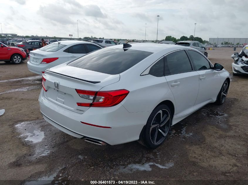 2022 HONDA ACCORD SEDAN SPORT - 1HGCV1F39NA078351