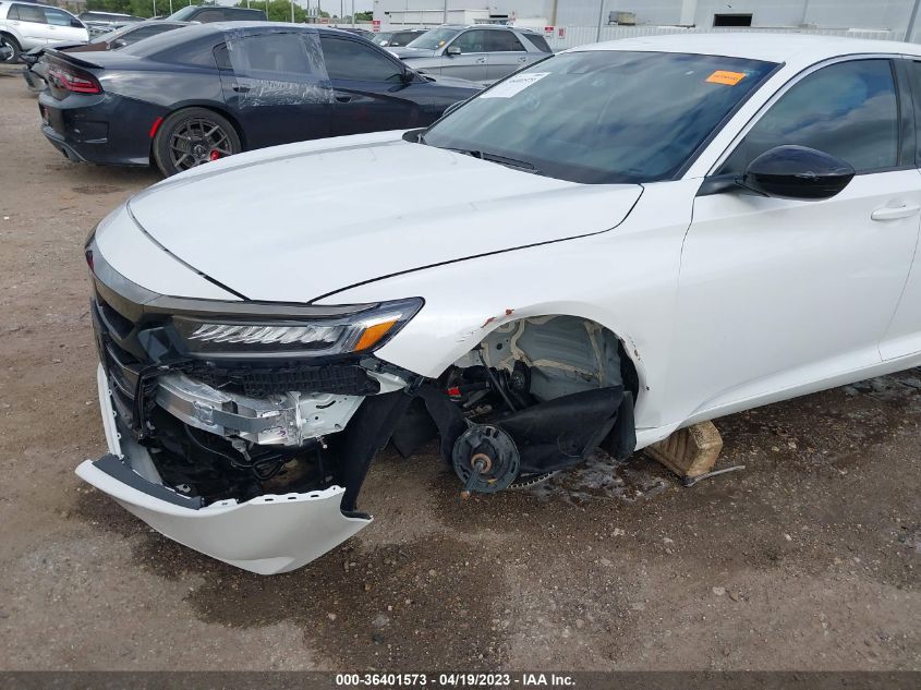 2022 HONDA ACCORD SEDAN SPORT - 1HGCV1F39NA078351