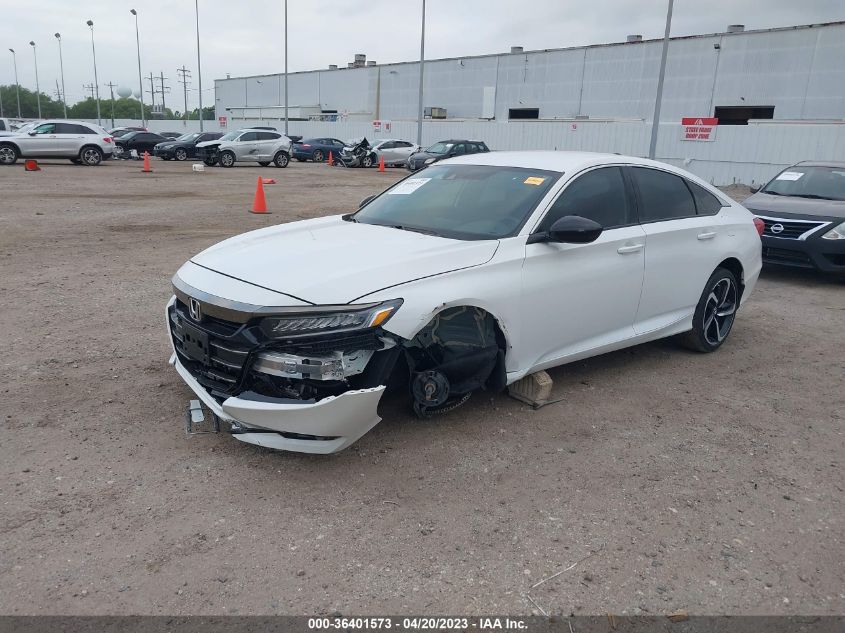 2022 HONDA ACCORD SEDAN SPORT - 1HGCV1F39NA078351