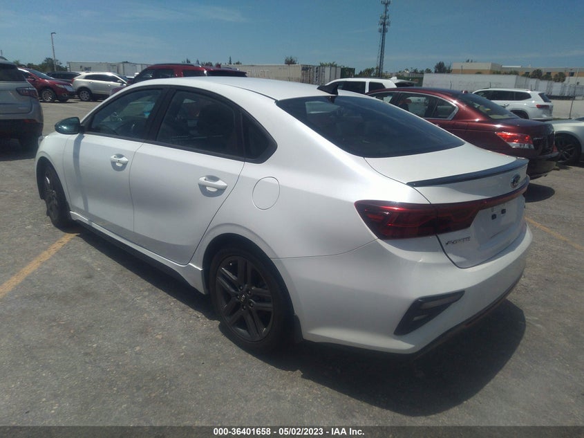 VIN 3KPF34AD2ME302476 2021 KIA FORTE GT-LINE
