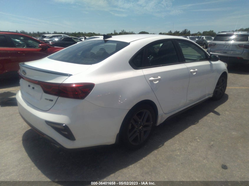 VIN 3KPF34AD2ME302476 2021 KIA FORTE GT-LINE