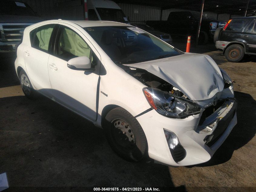 2016 TOYOTA PRIUS C ONE/TWO/THREE/FOUR - JTDKDTB39G1125962