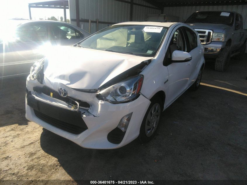 2016 TOYOTA PRIUS C ONE/TWO/THREE/FOUR - JTDKDTB39G1125962