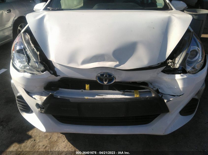 2016 TOYOTA PRIUS C ONE/TWO/THREE/FOUR - JTDKDTB39G1125962