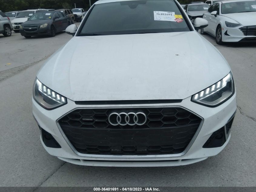 2020 AUDI A4 PREMIUM PLUS - WAUENAF46LA074185