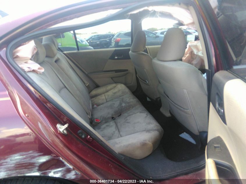 2016 HONDA ACCORD SEDAN LX - 1HGCR2F35GA201673