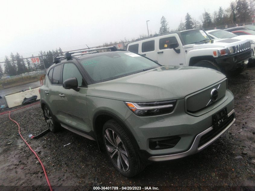 2022 VOLVO XC40 RECHARGE PURE TWIN ULTIMATE YV4ED3UB0N2759134