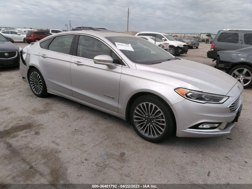 2017 FORD FUSION HYBRID - 3FA6P0RU3HR182449