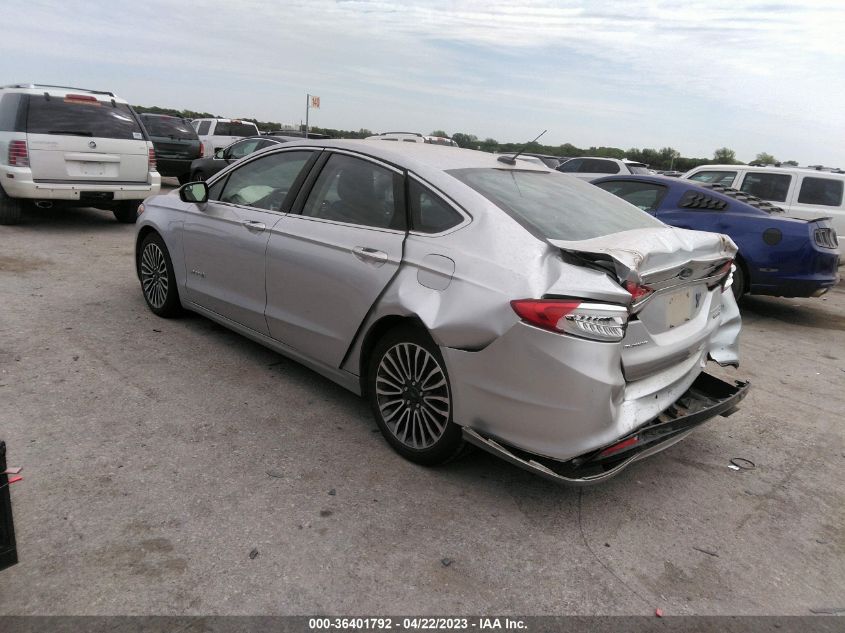 2017 FORD FUSION HYBRID - 3FA6P0RU3HR182449