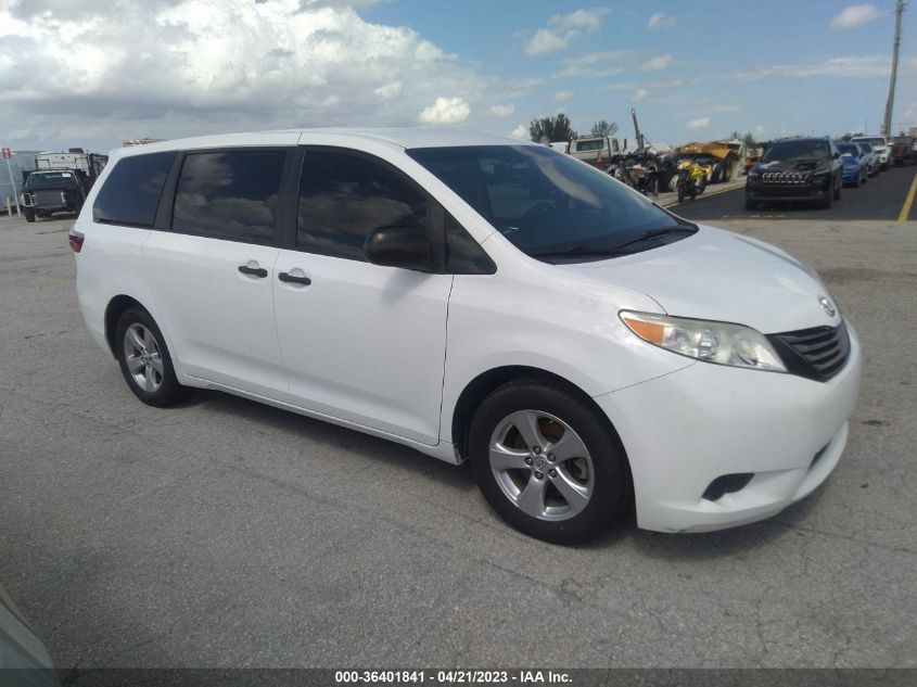 2017 TOYOTA SIENNA L - 5TDZZ3DC2HS840759