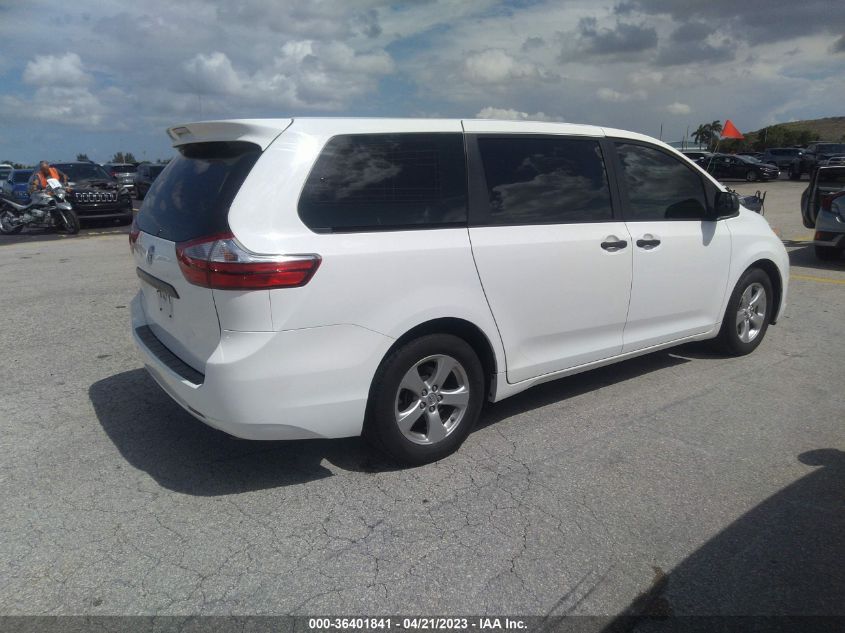 2017 TOYOTA SIENNA L - 5TDZZ3DC2HS840759