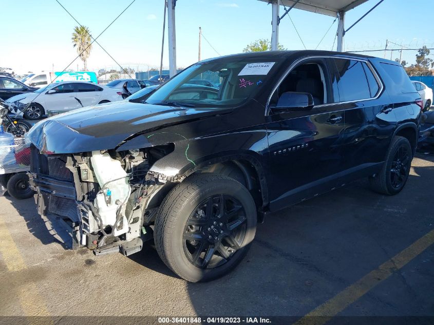 2020 CHEVROLET TRAVERSE LS - 1GNERFKW0LJ300983
