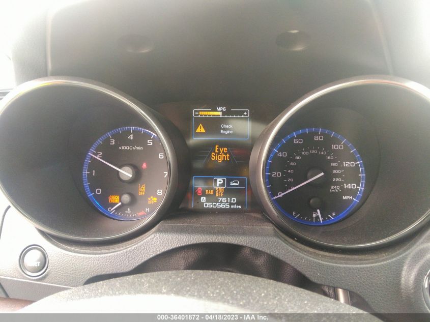 2018 SUBARU OUTBACK LIMITED - 4S4BSANC3J3291911