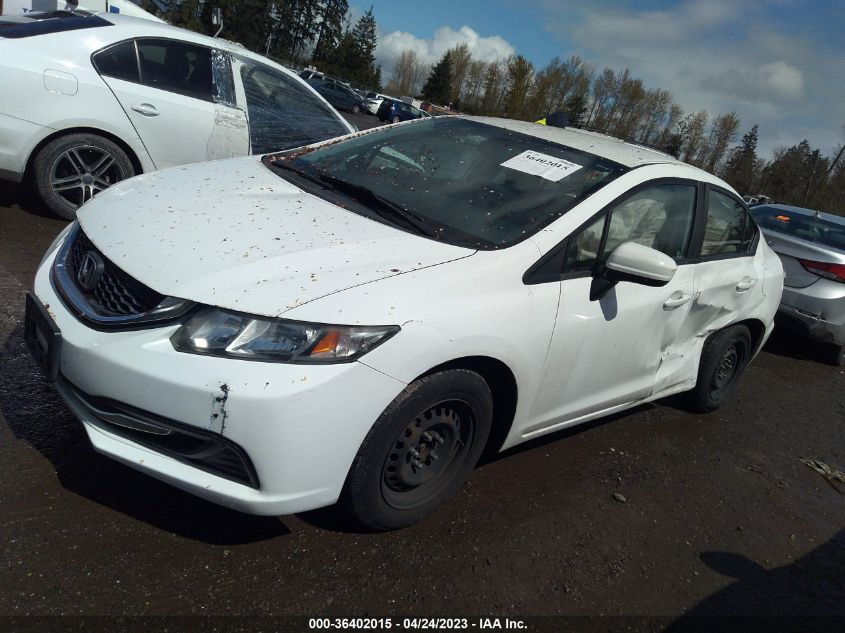 2014 HONDA CIVIC SEDAN LX - 19XFB2F53EE244744